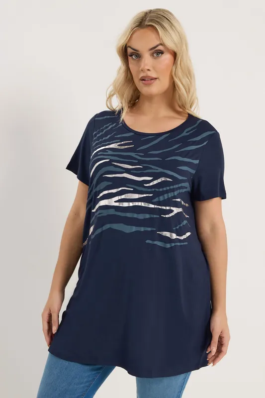 Foil Animal Print T-Shirt
