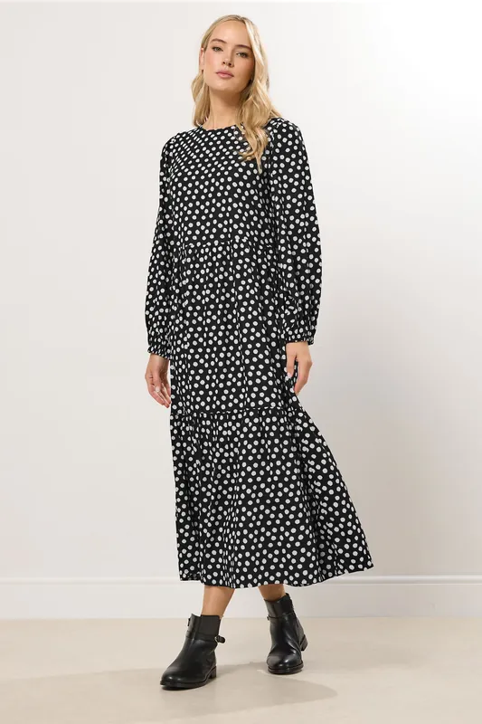 Tall Spotted Smock Dress - Long Tall Sally