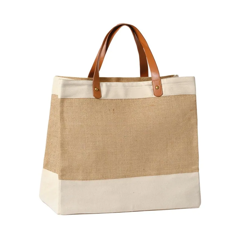 Adley Jute Tote - Nutshell