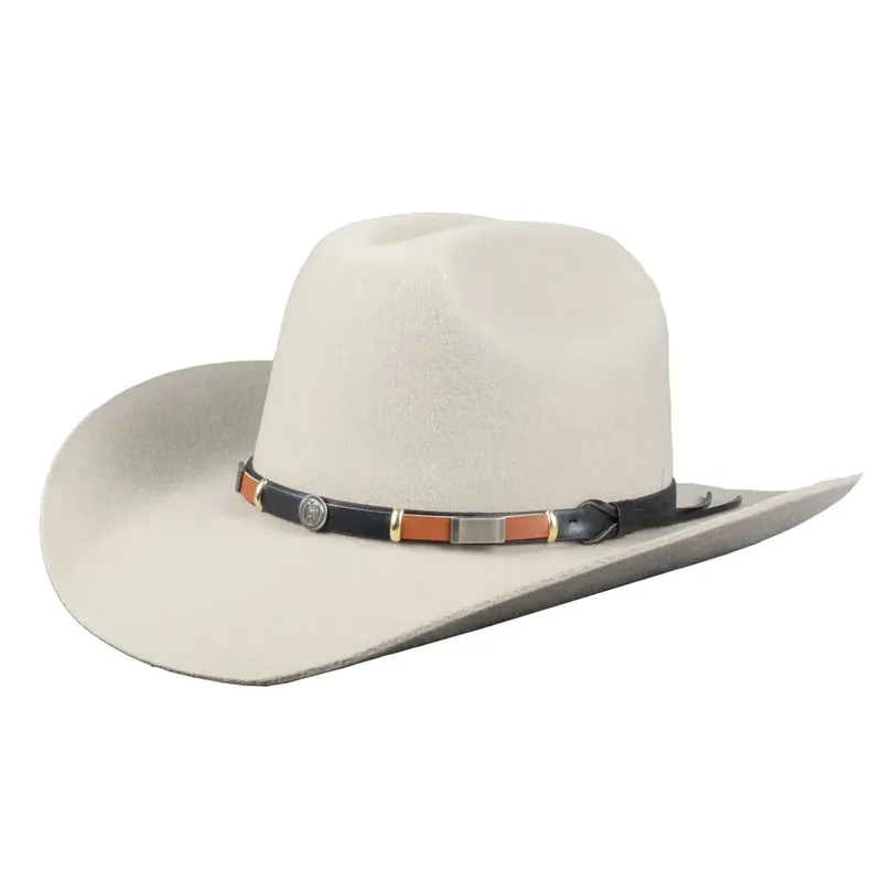 100% Wool Felt Wide Brim Cowboy Hat - TruClothing