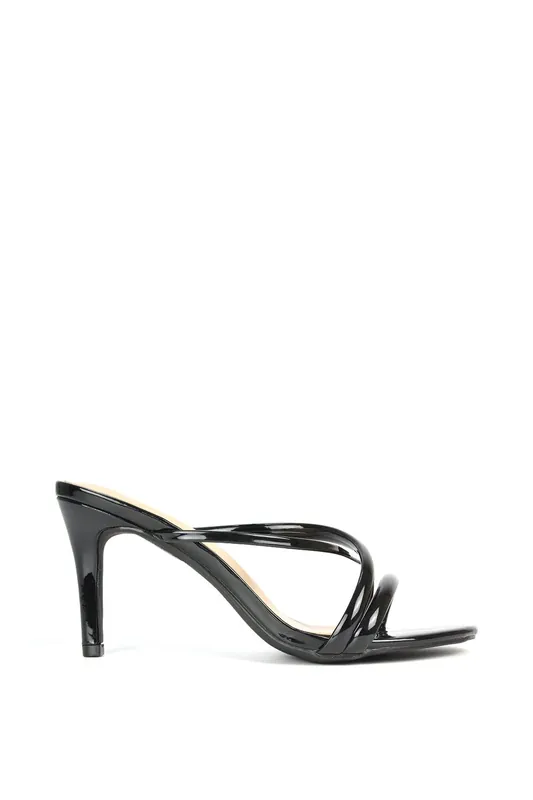 Angel' Stiletto High Heel Mule Sandals - XY London