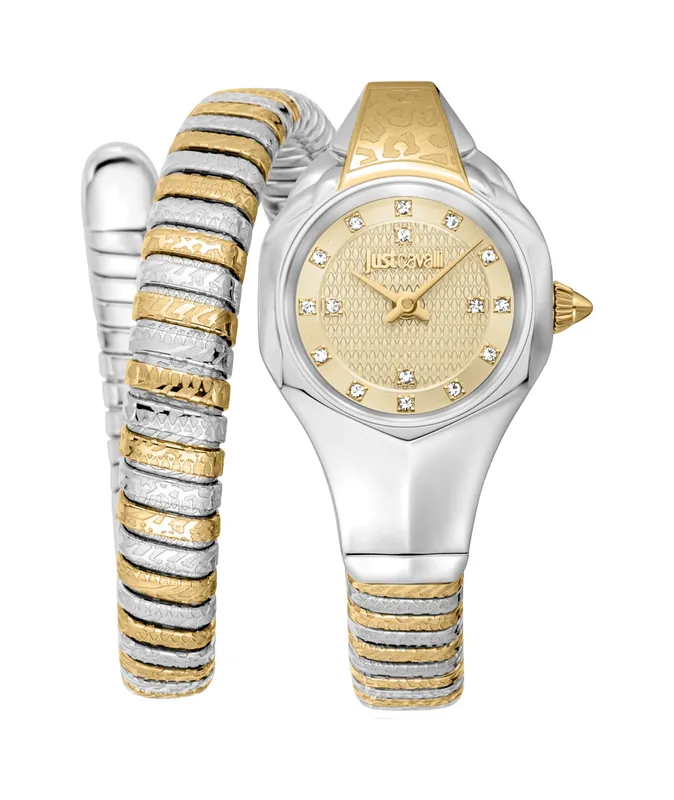 Amalfi Quartz Gold Dial Watch - Just Cavalli