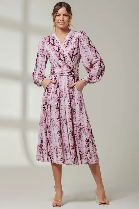 Harper Long Sleeve Jersey Dress - Jolie Moi