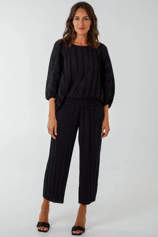 Oversized Batwing Top - Blue Vanilla