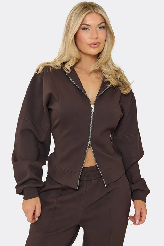Long Sleeve Zip Up Hoodie - EGO