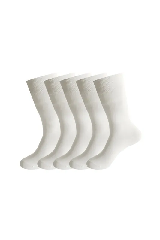 6 Pairs Cotton Crew Socks - MODISHION