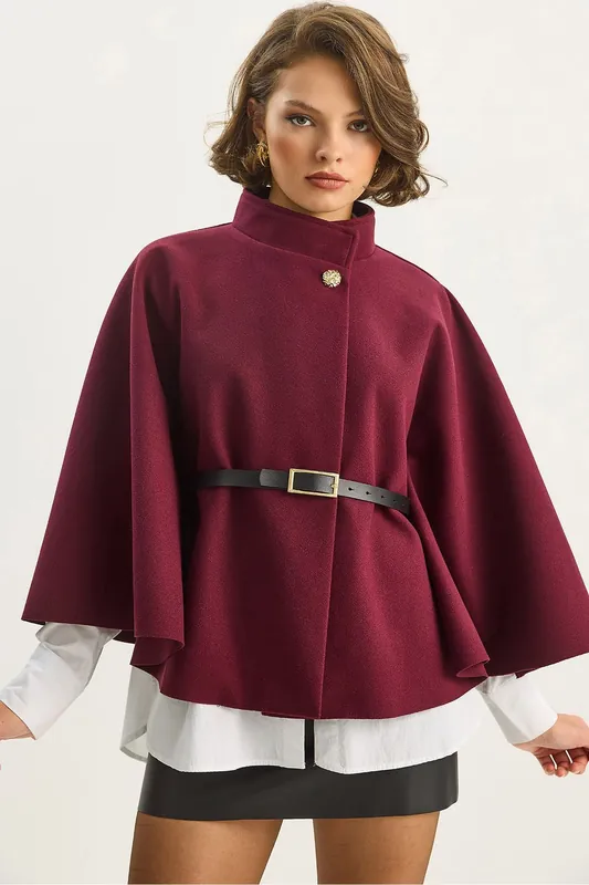 Oversized Wool Blend Overcoat - Bianco Lucci
