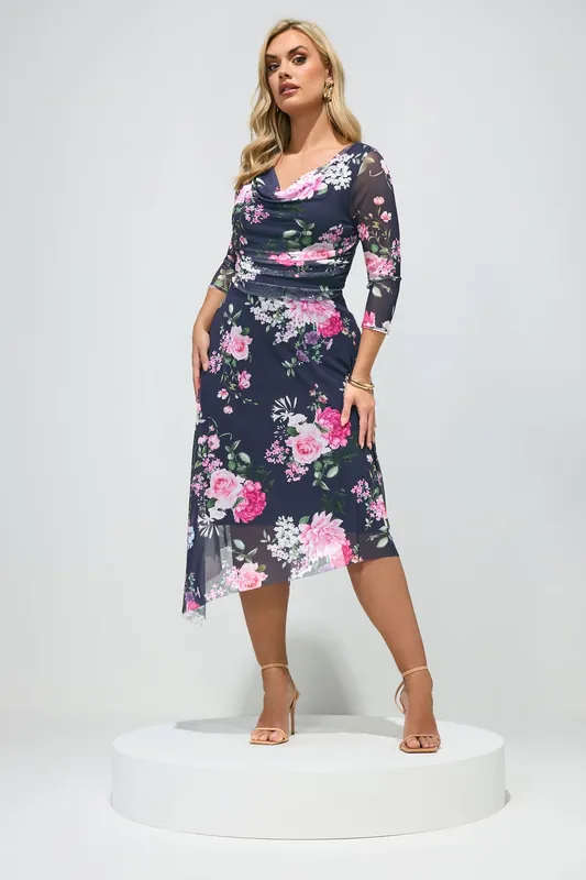 Floral Asymmetric Dress - Yours
