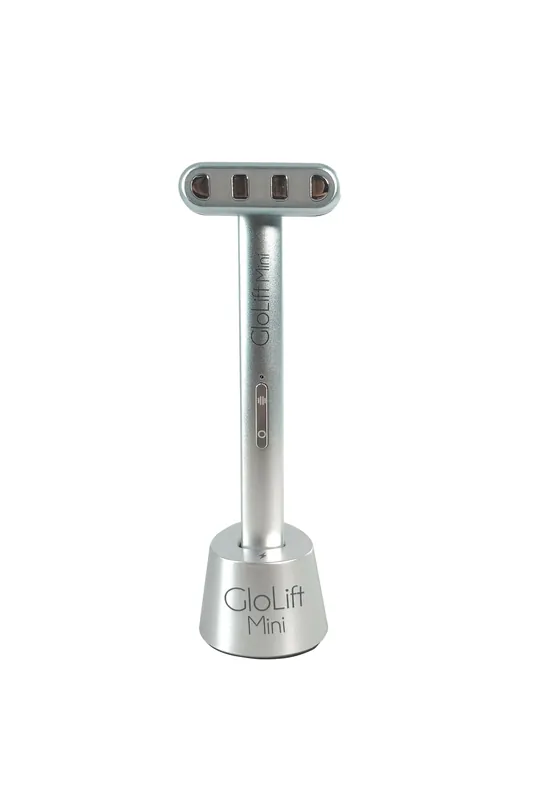 GloLift Mini EMS Facial Contouring Wand - Massager - LED Light Therapy