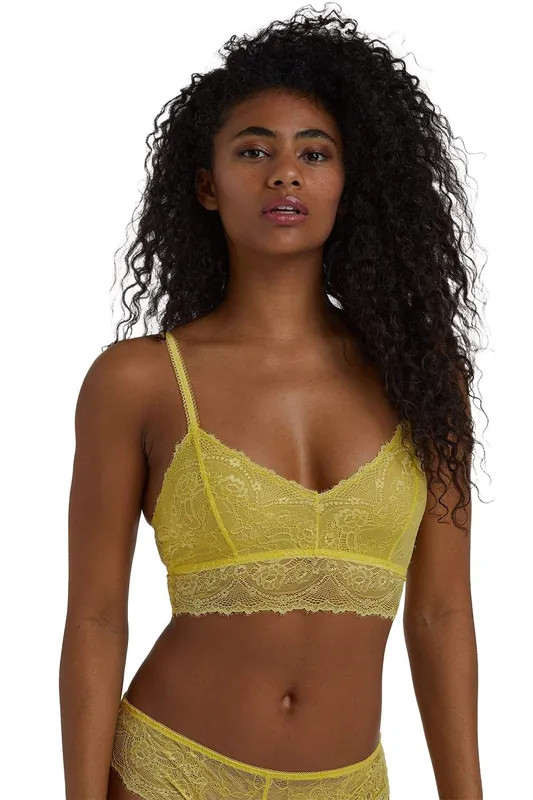 Ariana Yellow 'Everyday Bralette' - Wolf & Whistle