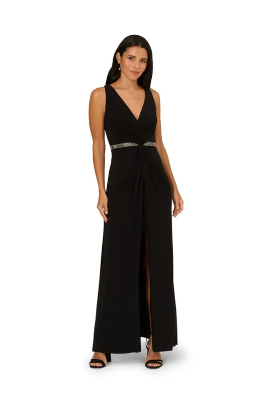 Draped Jersey Gown - Adrianna Papell