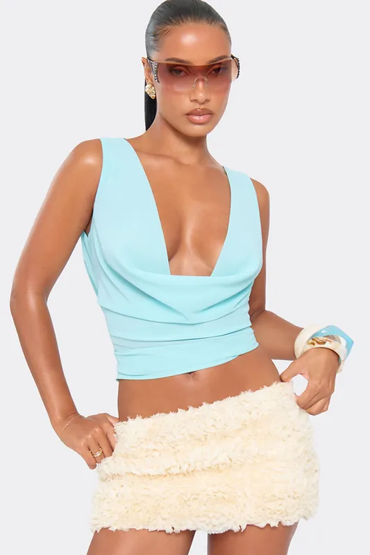 Textured Mini Skirt - EGO