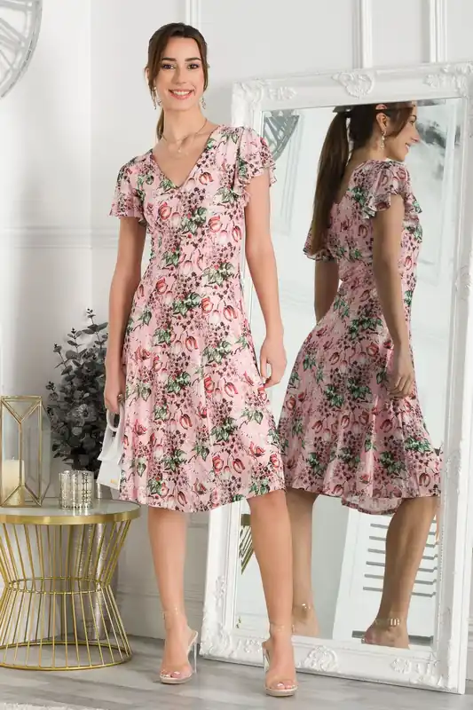 Grace Mesh Midi Dress - Jolie Moi
