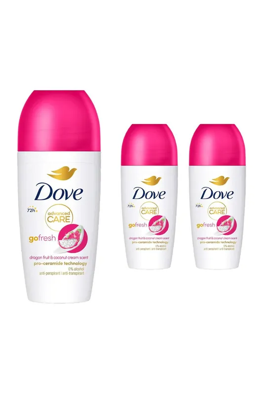 Advanced Care Go Fresh Women's 'Roll On' with 72H Protection 50ml, 3pk - Dove