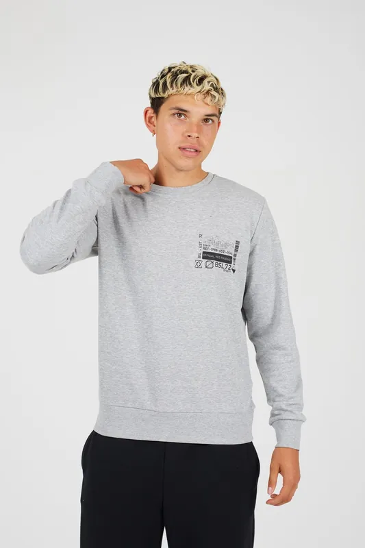 Graphic Print Sweatshirt - Brave Soul