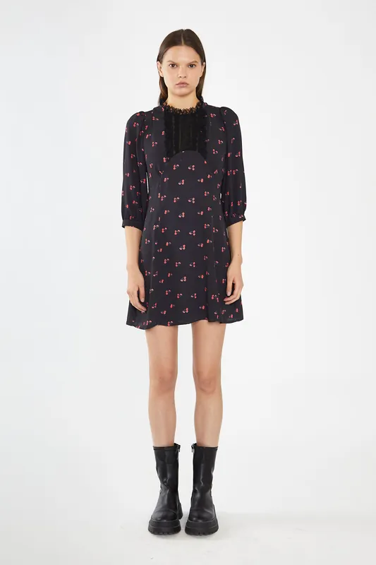 High Neck Mini Dress - Shnoo