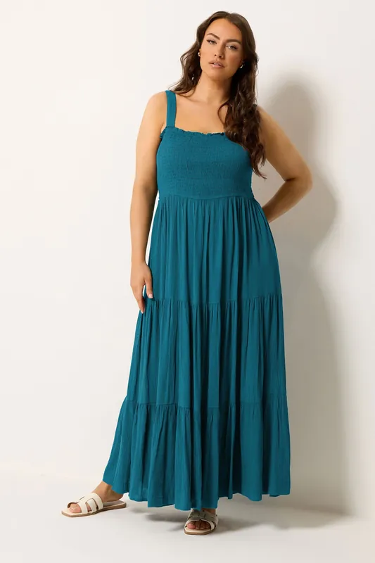 Shirred Maxi Dress - Yours
