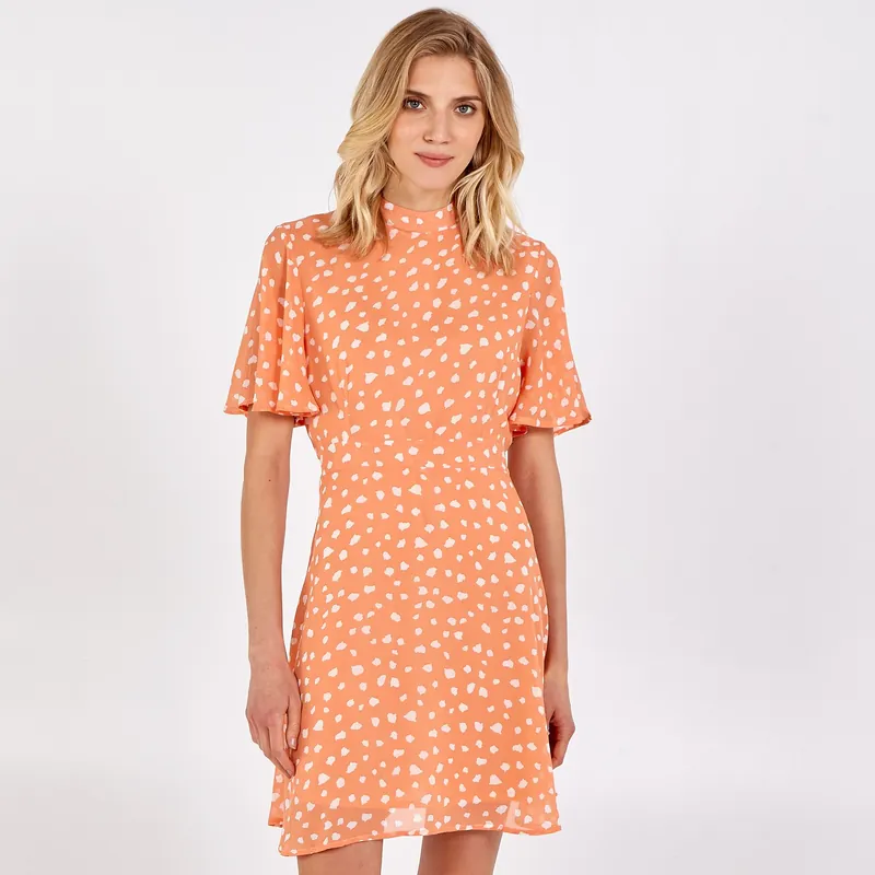 Fit & Flare Mini Dress - Blue Vanilla