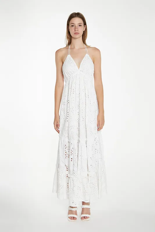 Halterneck Maxi Dress - Shnoo