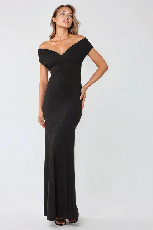 Maxi Dress with Heart Collar - Hiccup