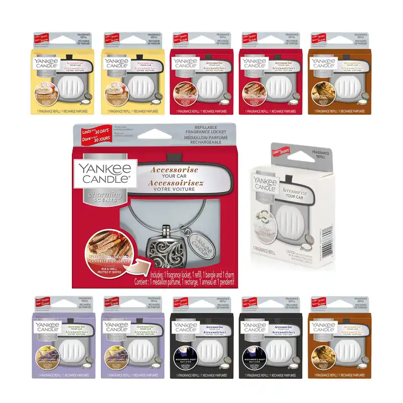 Charming Scents 12 Month Supply Assorted Fragrance Car Air Fresheners - YANKEE CANDLE