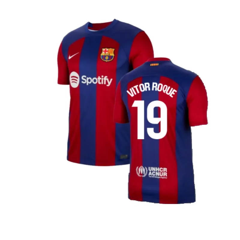 Mens 2023 - 2024 Home Shirt - Vitor Roque 19