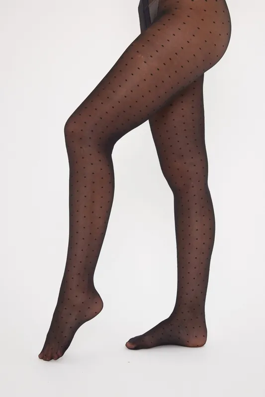 Sheer Polka Dot Tights - My Accessories London