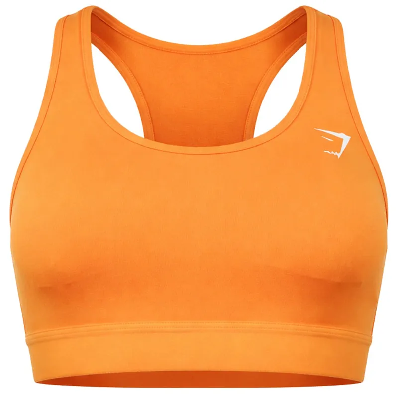 Medium Support Orange Sports Bra - Gymshark