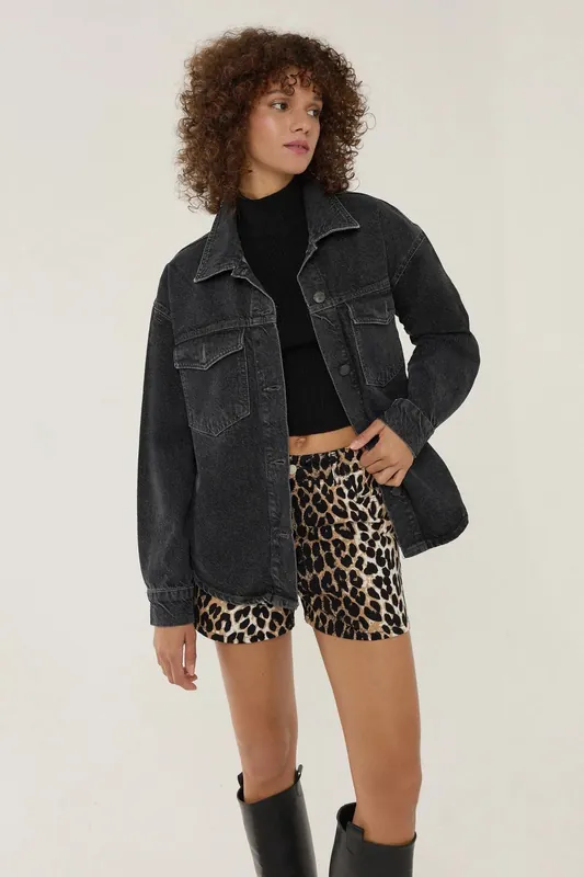 Classic Denim Jacket with Pockets - Hiccup