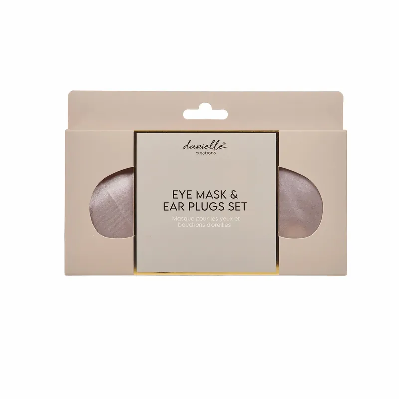 Simply Slouch Satin Eye Mask & Ear Plugs Gift Set - Danielle Creations