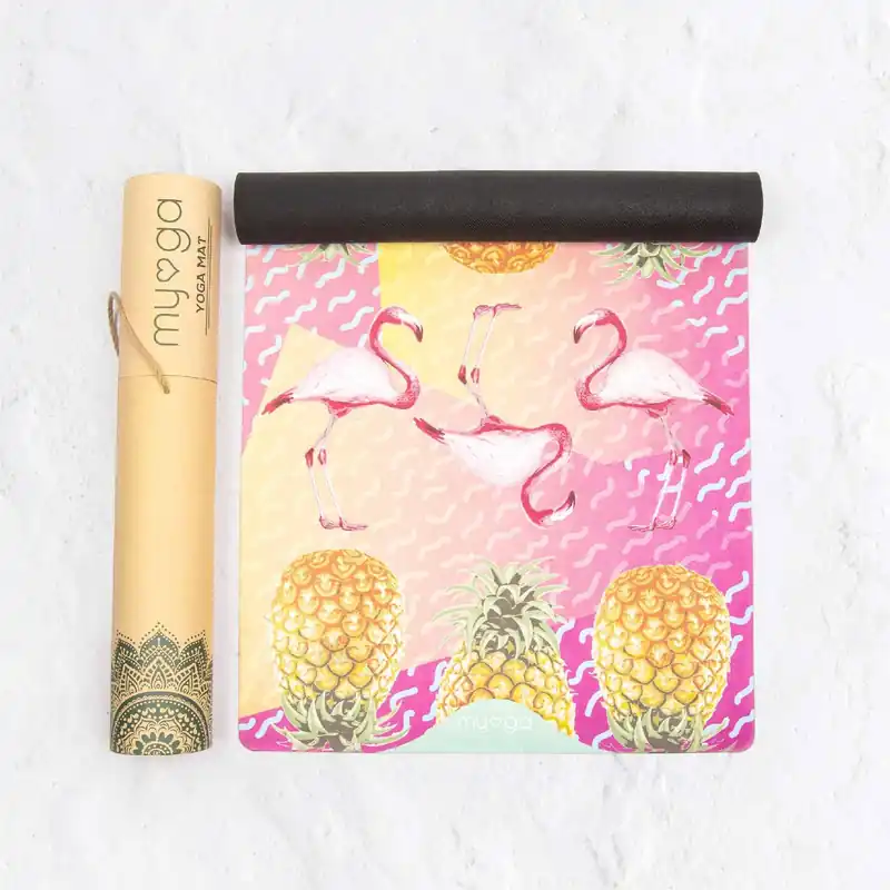 Tropical Luxurious Vegan Suede Yoga Mat - Myga