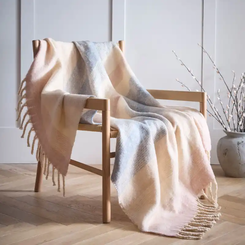 Helsinki Throwover Bed Throw Blanket 127 x 152cm - Portfolio Home