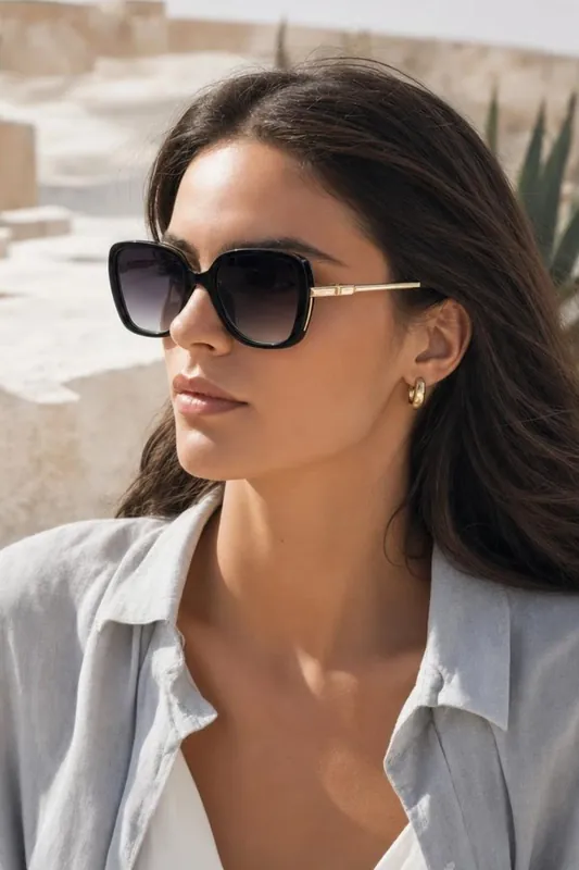 Oversized Square Sunglasses - SVNX