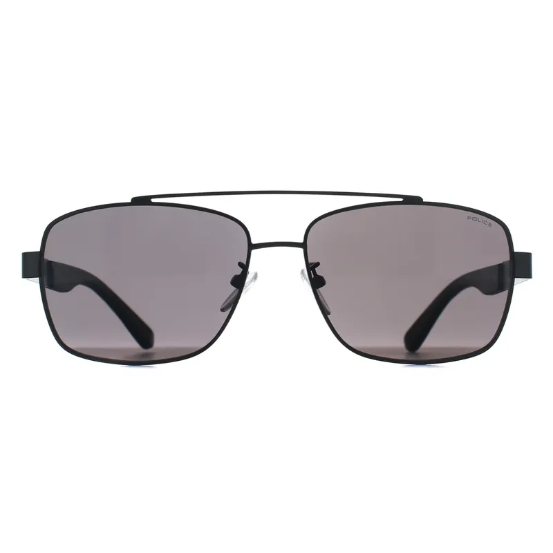 Rectangle Gunmetal Smoke Grey SPLE87 - Police