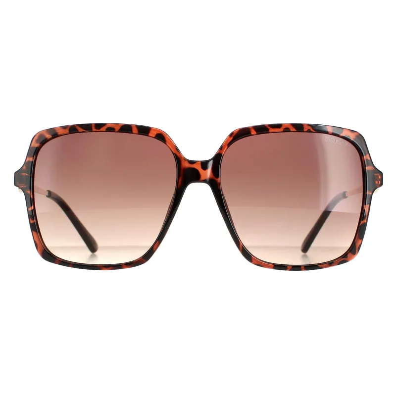 Square Dark Havana Brown Gradient GF6131 - Guess