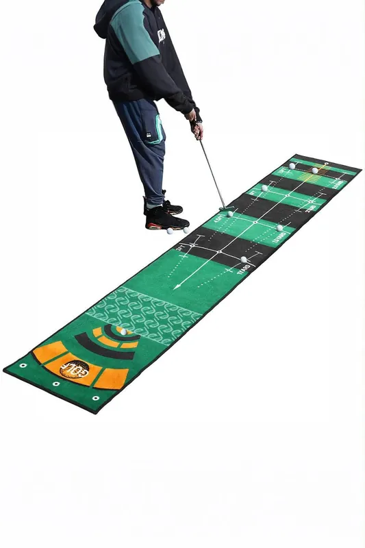 Golf Putting Mat for Indoor and Outdoor Training - Living and Home