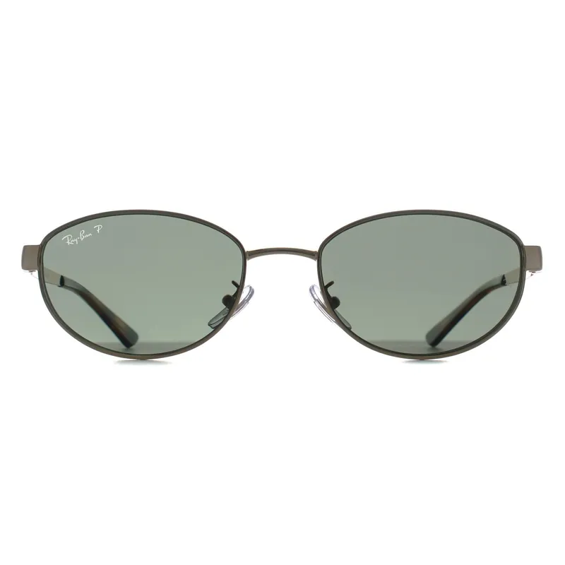 Oval Arista Gold Dark Green Polarized RB3774D - Ray-Ban