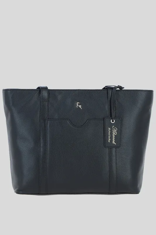 'Rosara' Real Leather Shoulder Bag - Ashwood Leather
