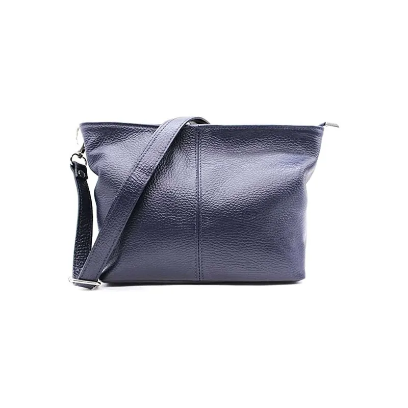 Small Genuine Italian Leather Shoulder Handbag With Detachable Strap - Kitise