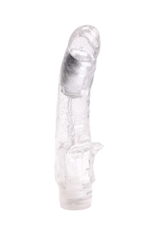 Bridal 5 Inch Crystal Glitter Waterproof Jelly Vibrator - Ann Summers