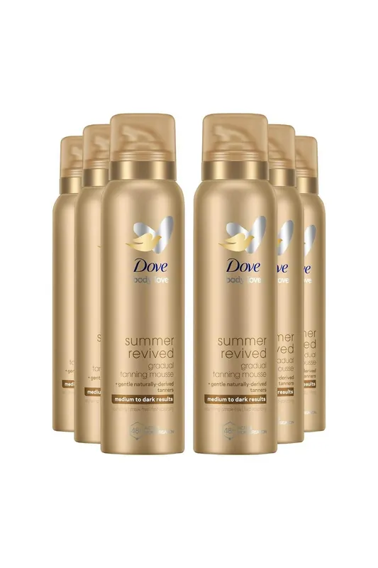 Derma Spa Self Tan 'Body Mousse', 6x150ml - Dove