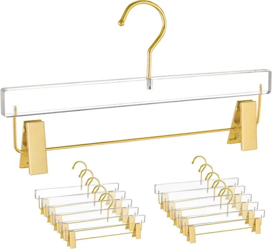Acrylic Pants Hangers Set of 10 - Home Republic