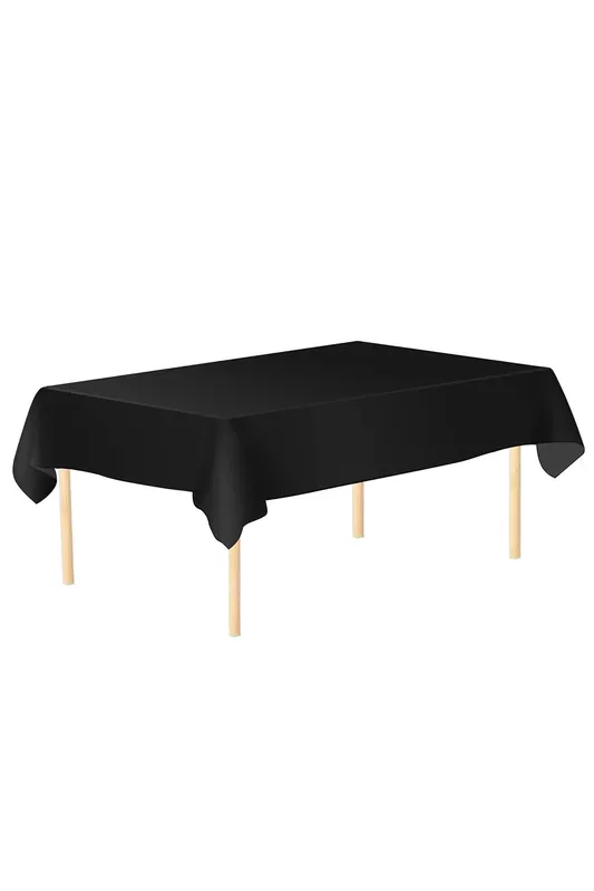 137cm x 183cm Plastic Table Cover, Disposable PVC Tablecloth - Neel Blue