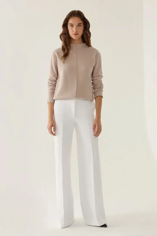Half Turtleneck Knitted Top - Hiccup