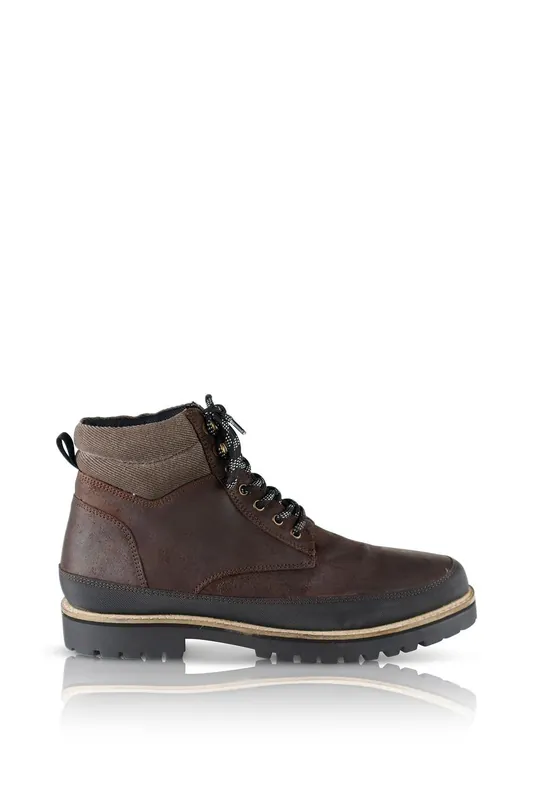 Braben Premium Leather Mens Hiker Boots - Silver Street London