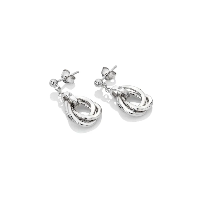Trio Teardrop Earrings - Hot Diamonds