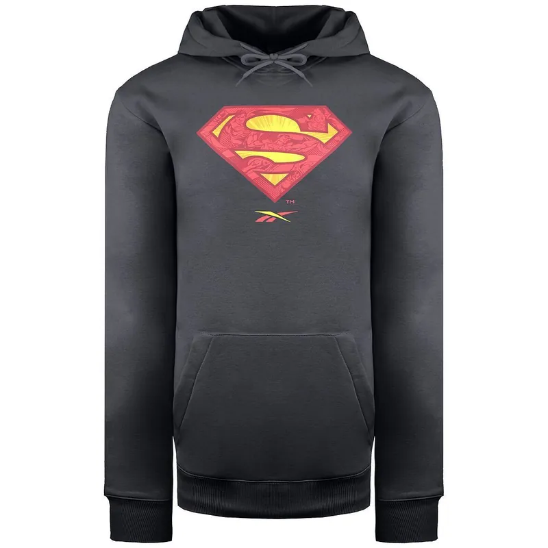 DC Superman Dark Graphite Hoodie - Reebok