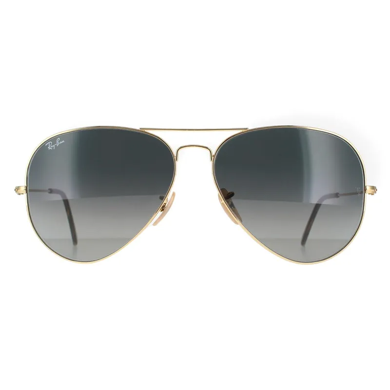 Aviator Gold Grey Gradient Aviator RB3025 Sunglasses - Ray-Ban