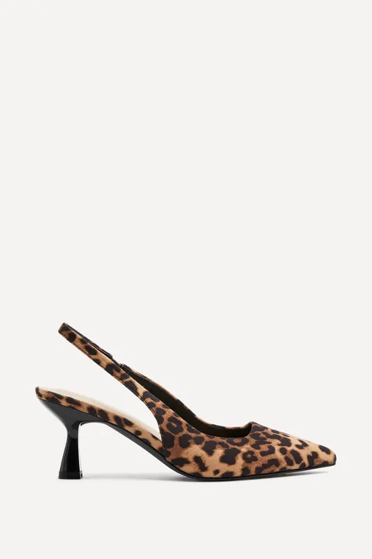 Presley Leopard Print Court Heels - Linzi