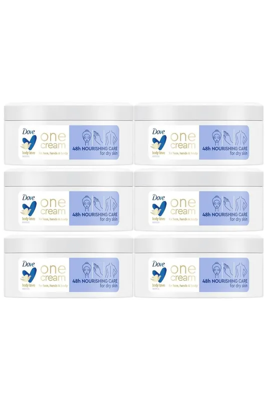 48H Nourishing 'Cream' for Dry Skin 250ml,6pk - Dove